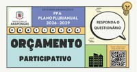 POPULAÇÃO É CONVIDADA A PARTICIPAR DO ORÇAMENTO PARTICIPATIVO